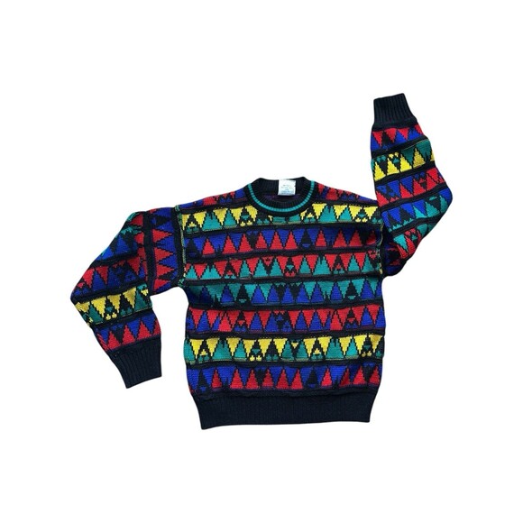Wild Boys 90s Kids 7 Sweater Cosbys Coogie Style Geometric Grandpa